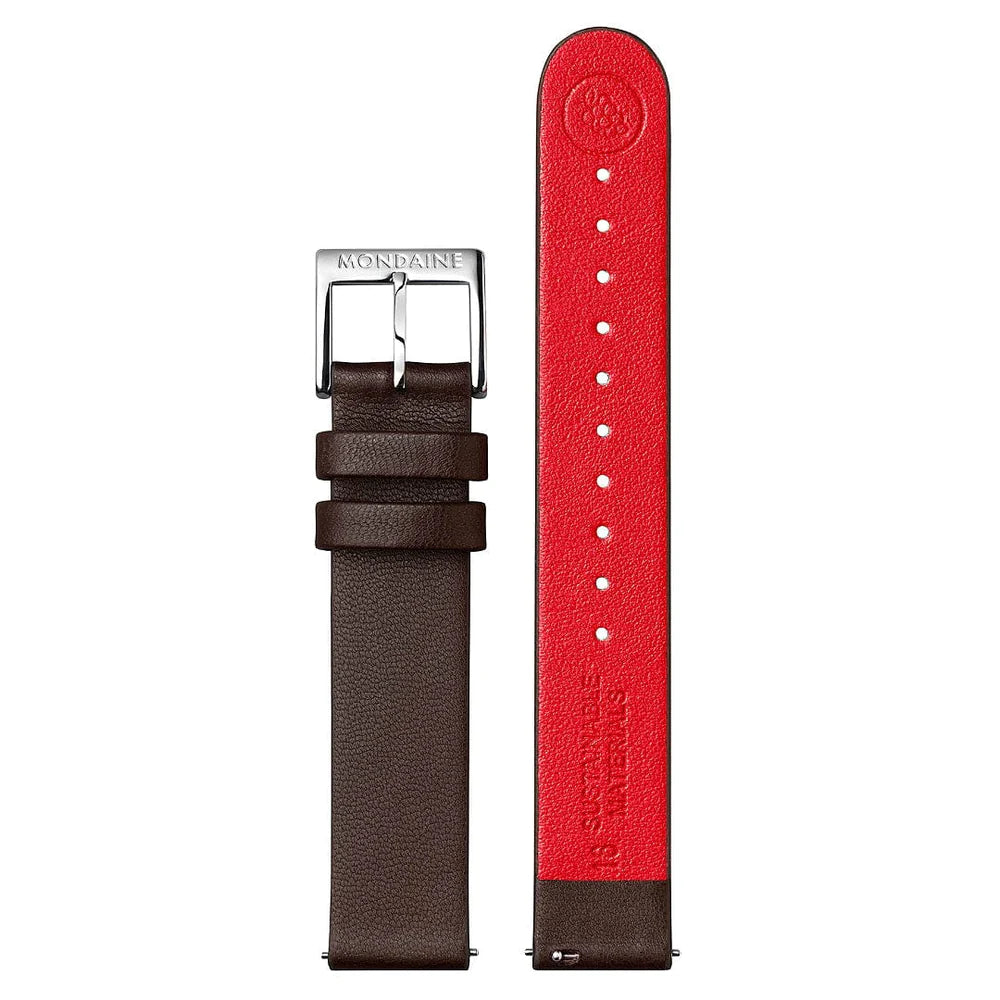 Mondaine Vegan Leather Watch Straps - 16mm