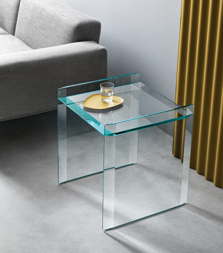 Tonelli QUILLER Glass Side Table