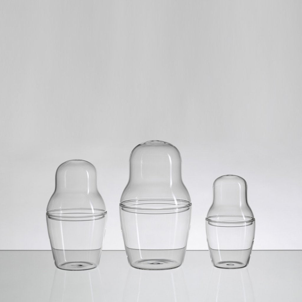 Qubus Glass Jars 3pcs MATROSKA