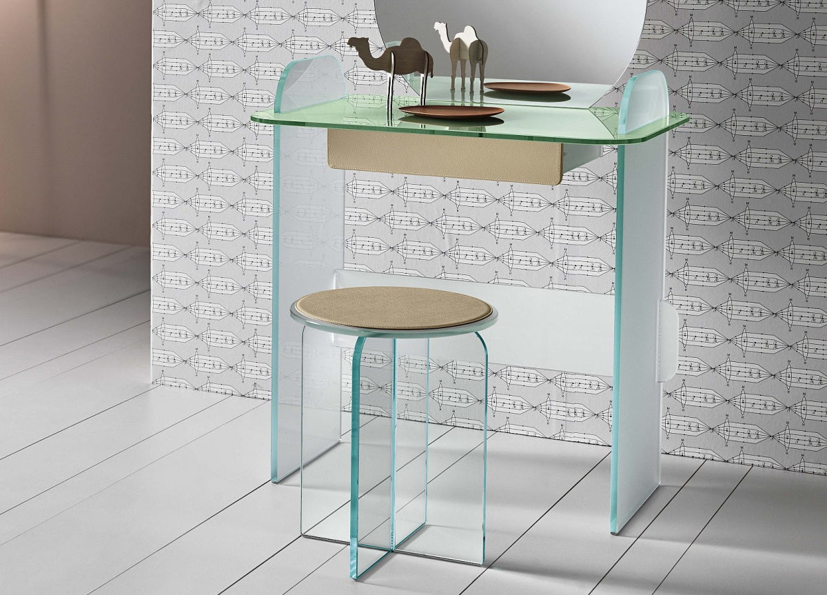 Tonelli OPALINA Glass Side Table or Stool