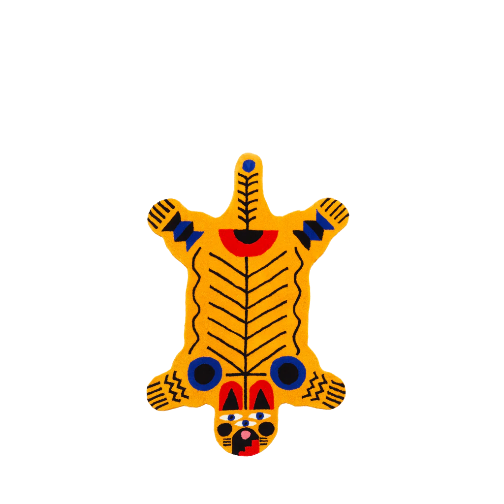 Qeeboo Oggian Italian Tiger Rug