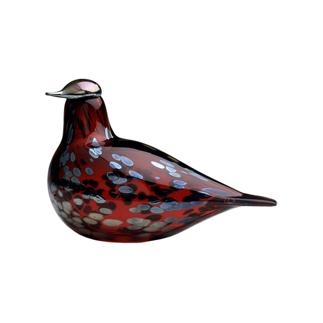 Iittala Ruby Glass Birds by Toikka