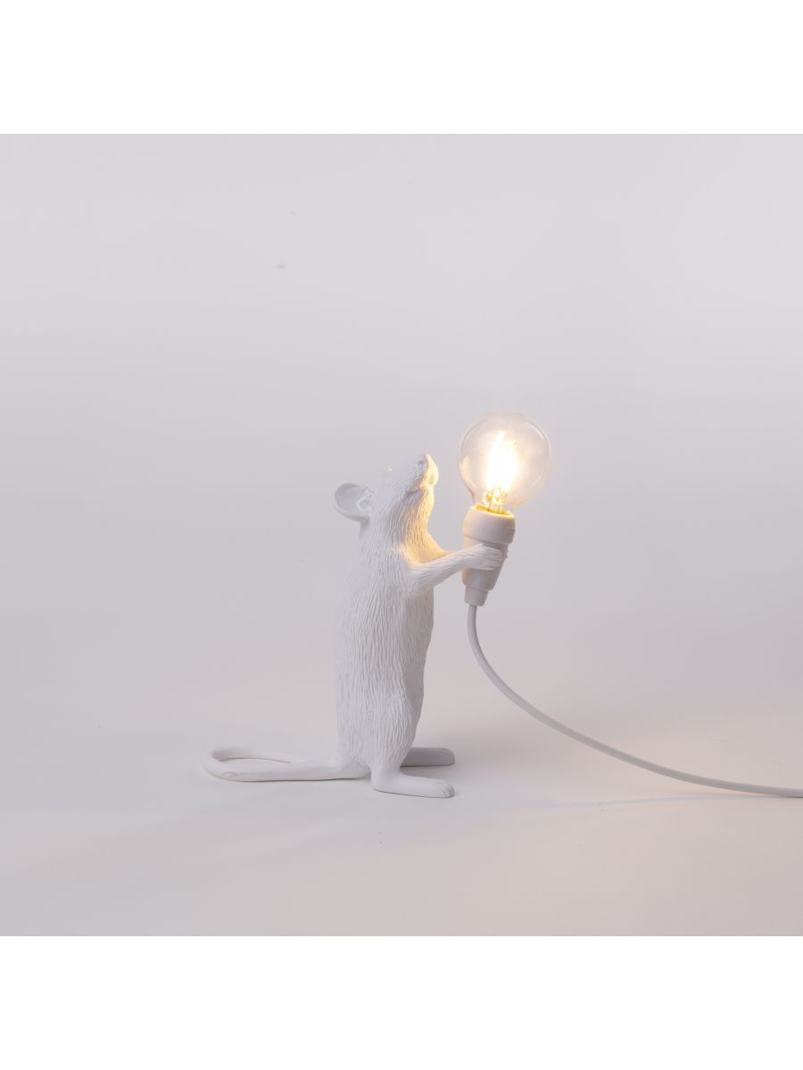 Seletti Mouse Lamp Step White