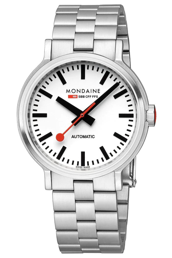 Mondaine Original Automatic Watch Stainless Steel 41mm
