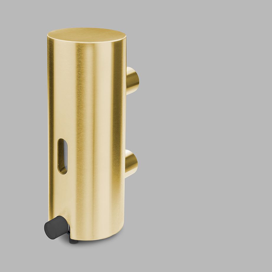 d Line Wall Soap Dispenser Brass