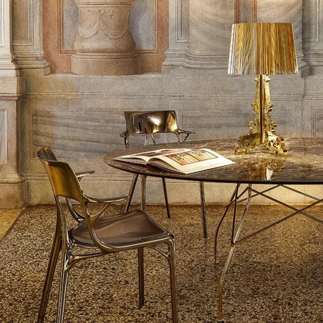 Kartell masters chair online gold