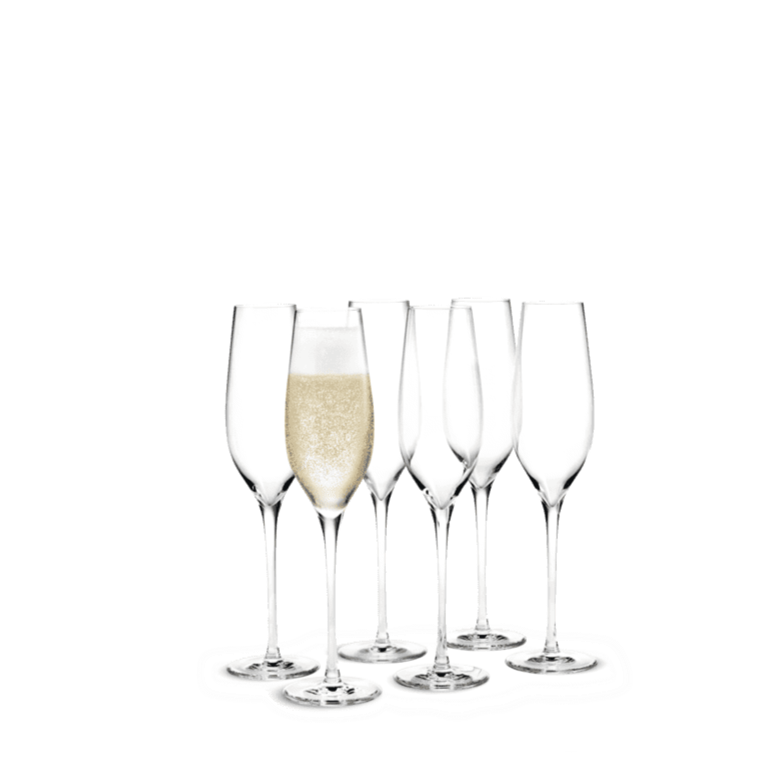Holmegaard Champagne Glass 29cl 6pcs CABERNET