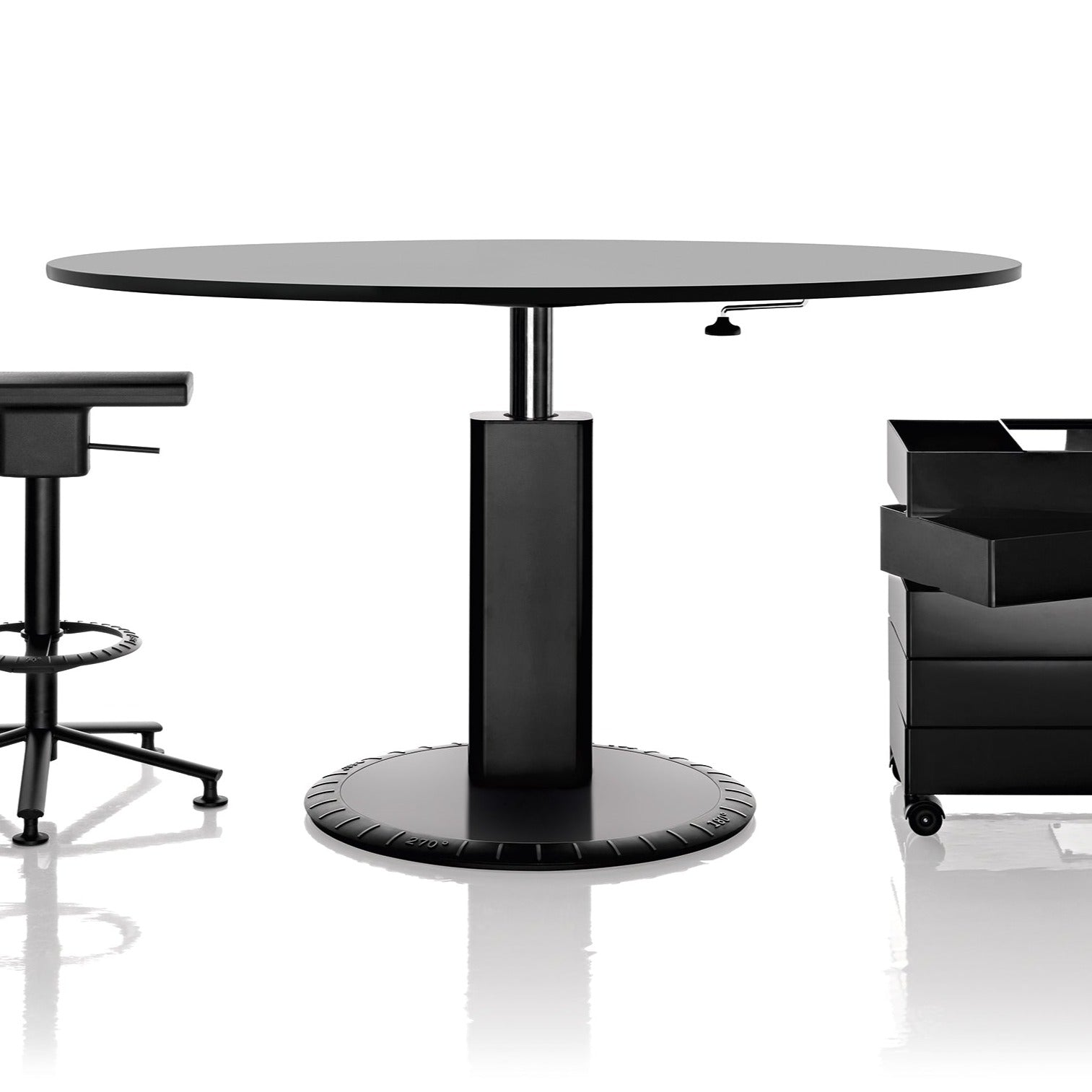 Magis 360° Adjustable Height Table Black