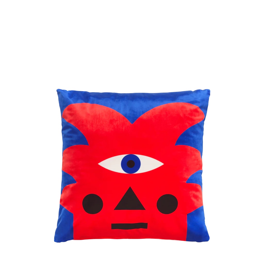 Qeeboo Oggian Red Palm Cushion
