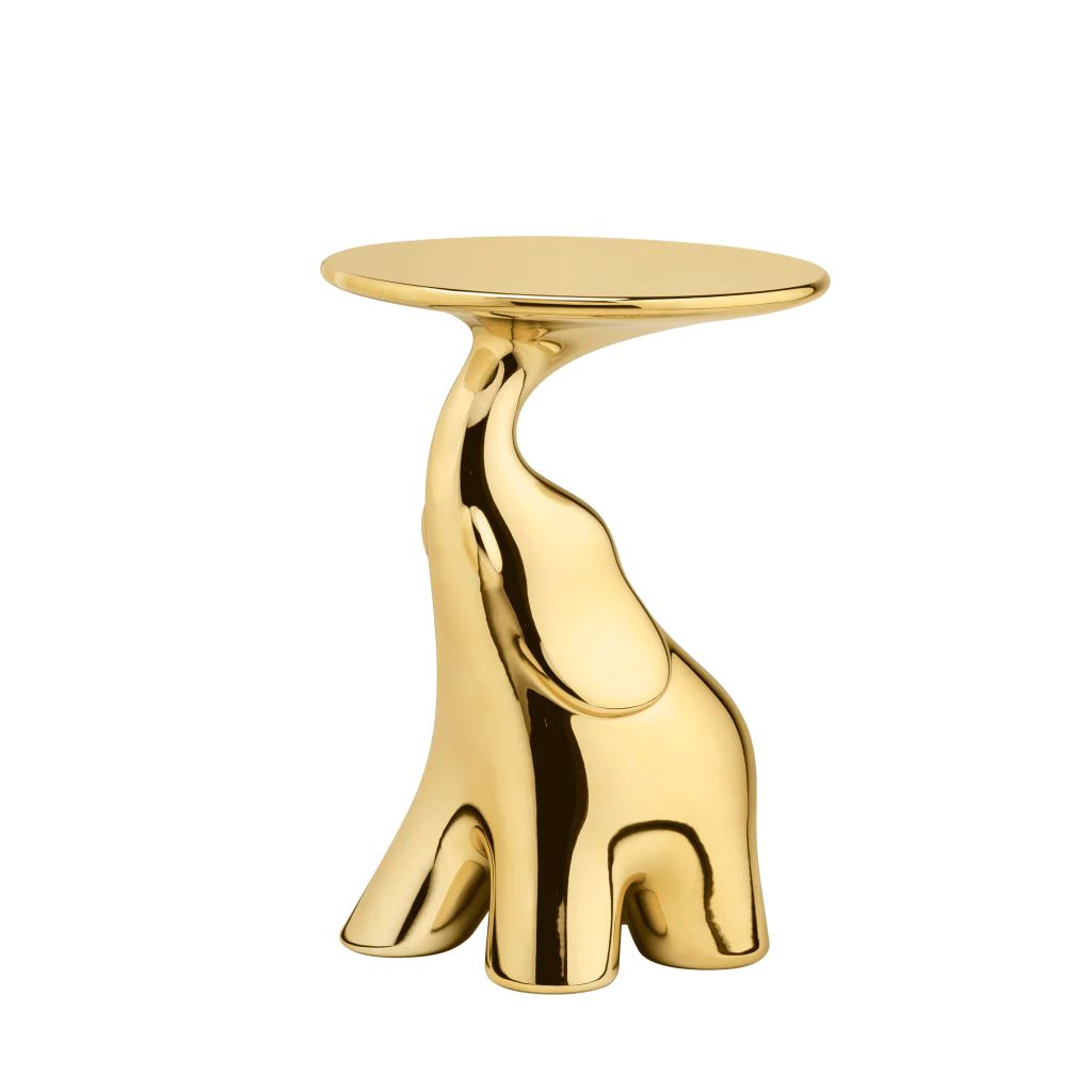 Qeeboo Pako Gold Side Table