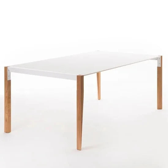 Casamania & Horm Tango Extendable Table White Top Fenix