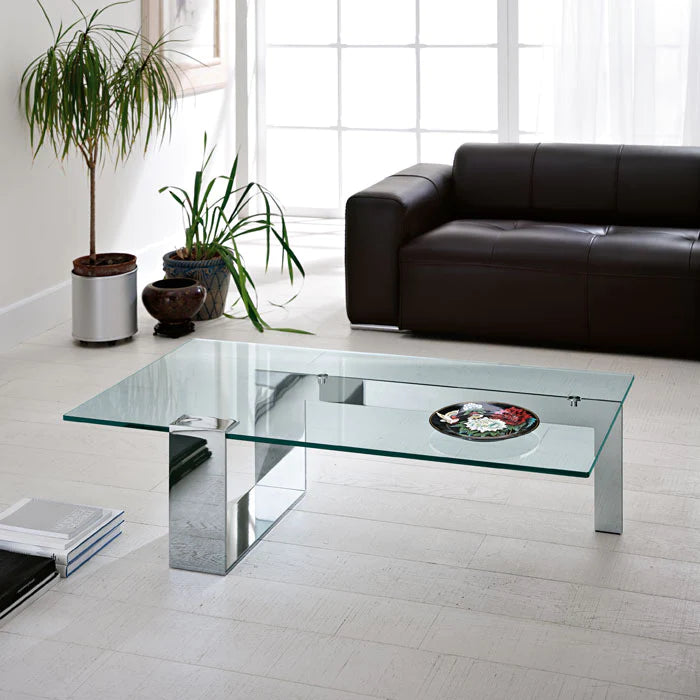 Low glass coffee table deals