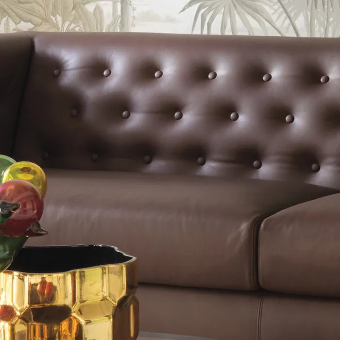 Driade Hall Leather Two Seater Sofa