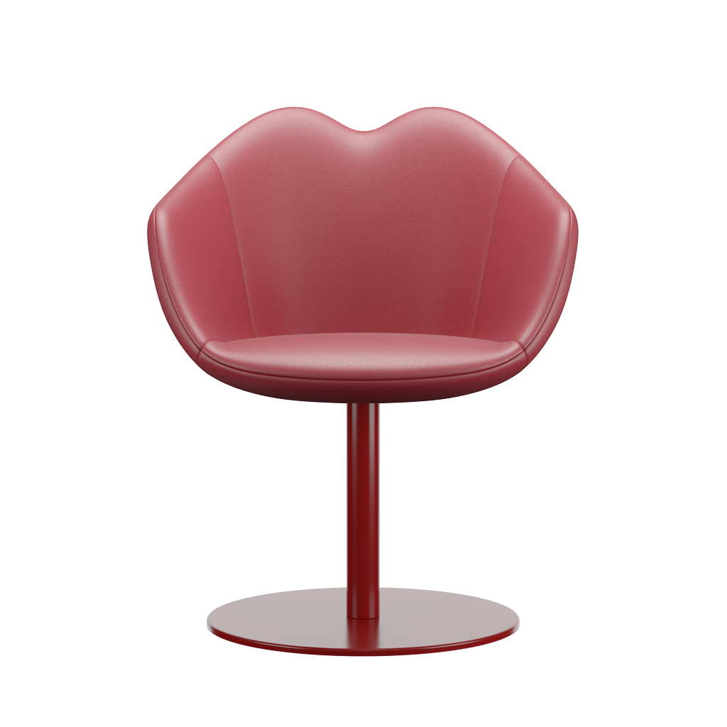 Qeeboo XOXO Leather Chair w Base