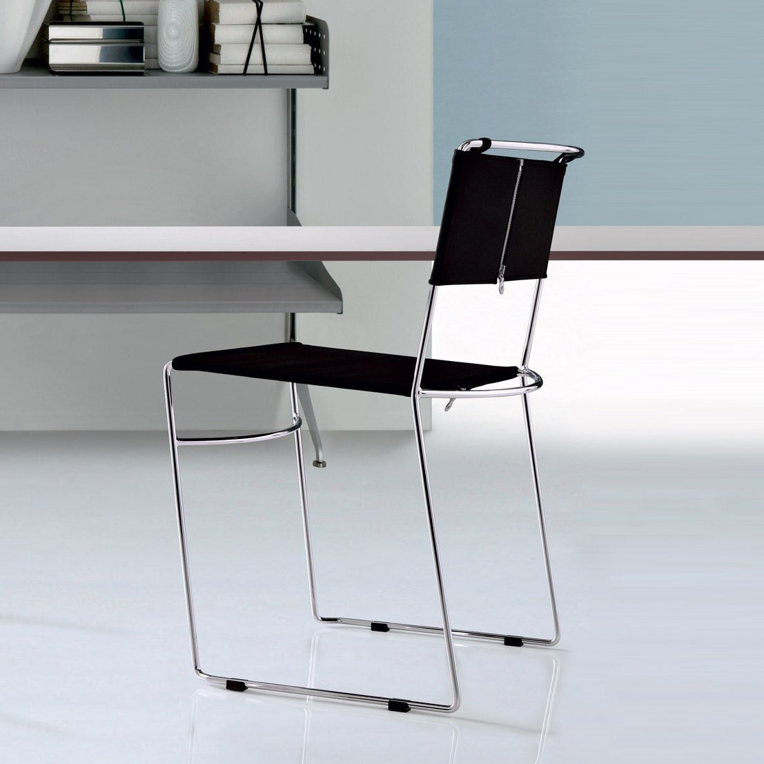 Rexite Delfina Stackable Chair 2pcs by Enzo Mari