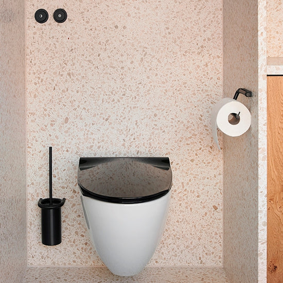 d Line Toilet Roll Holder Charcoal