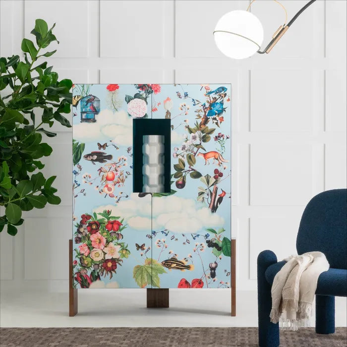 Driade Ziqqurat Floral Cabinet