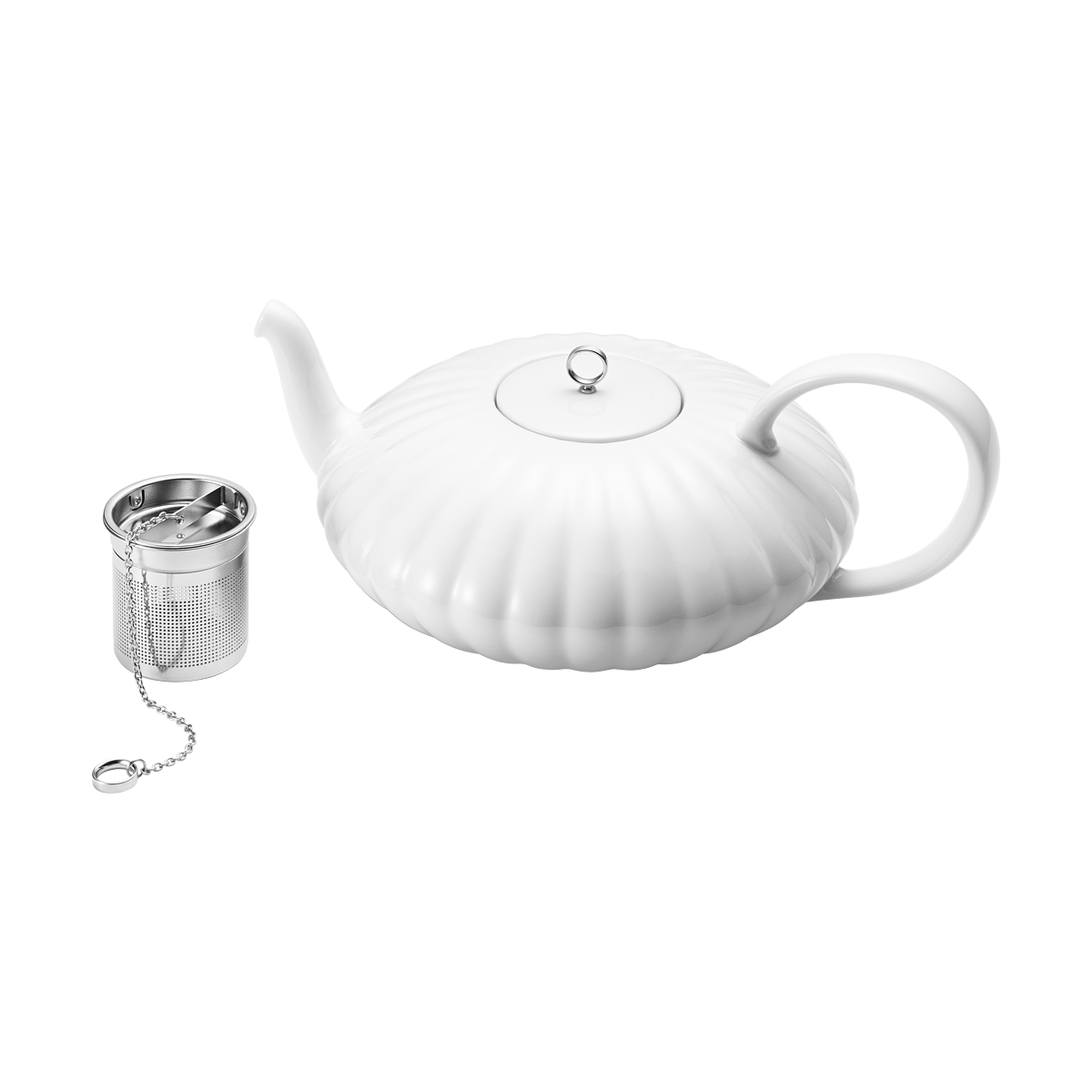 Georg Jensen Bernadotte Teapot w Infuser