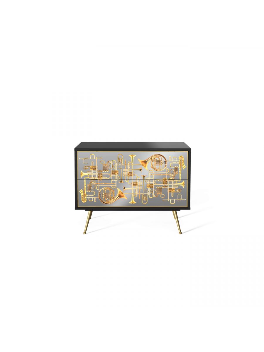 Seletti Trumpets Mirror Chest Of Drawers