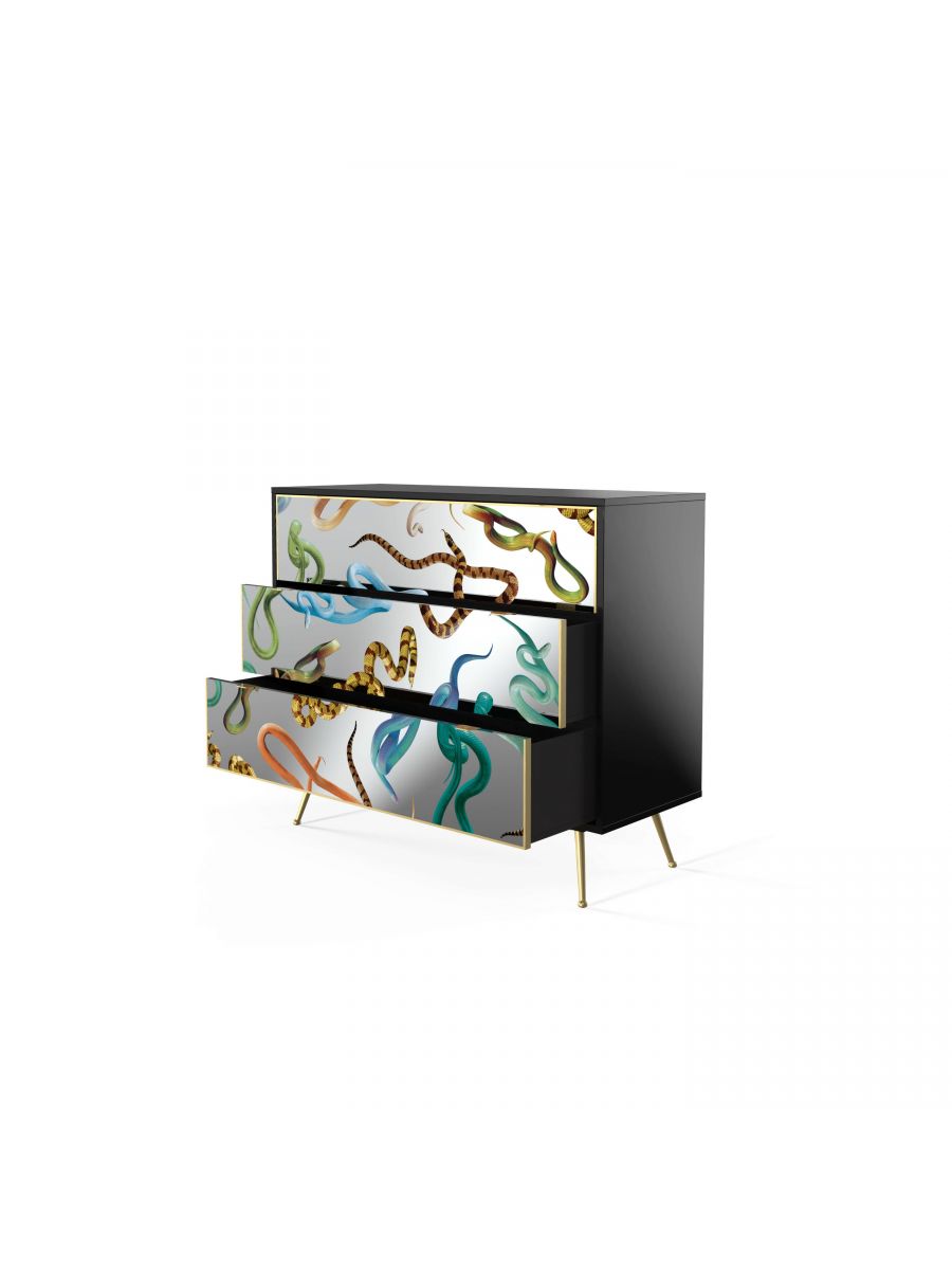 Seletti Snakes Mirror Chest of Drawers