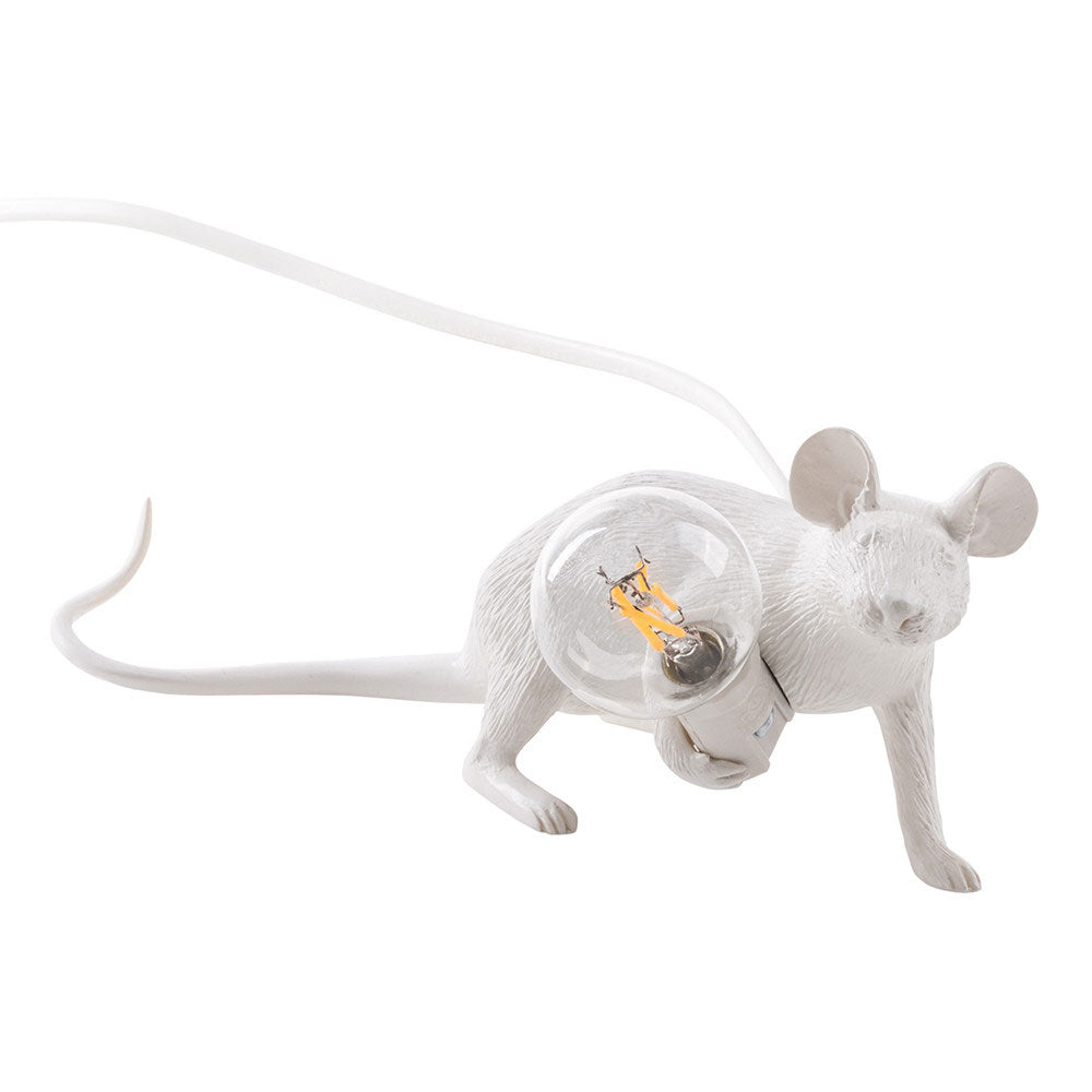 Seletti Mouse Lie Down Table Light White