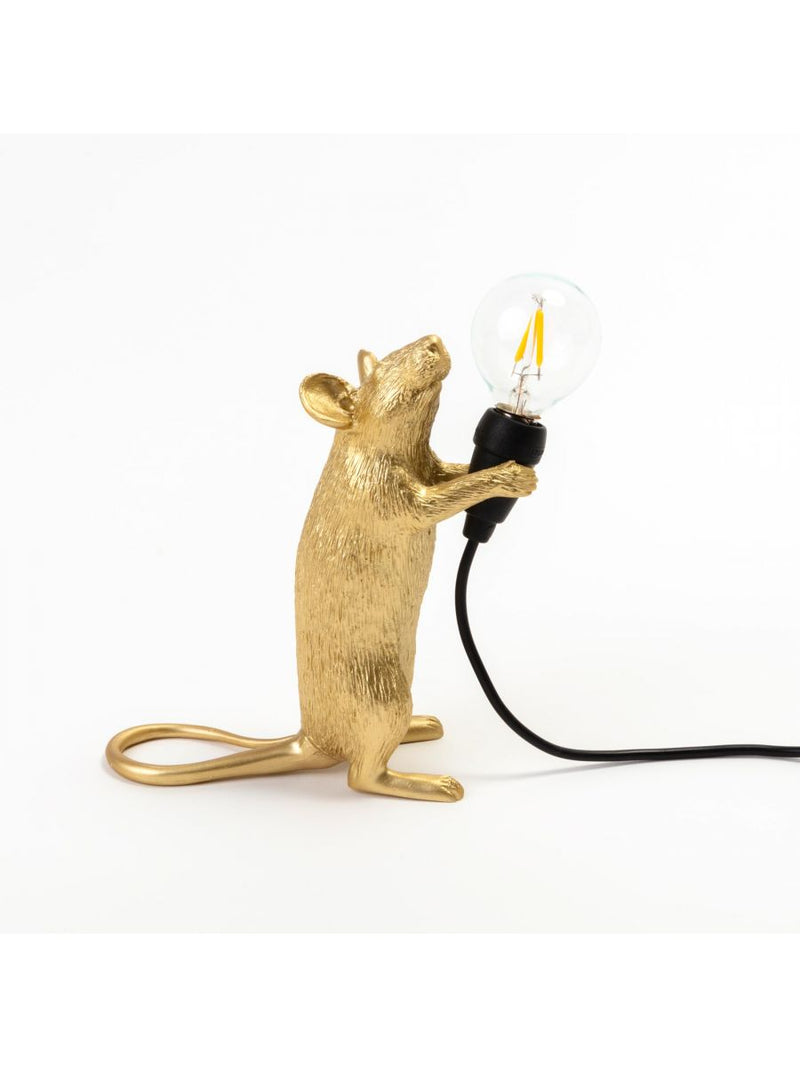Seletti Mouse Lamp Step Gold