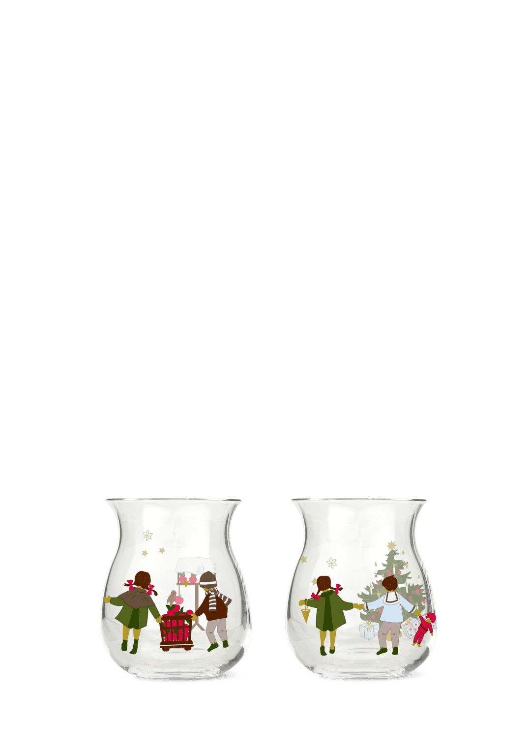 Holmegaard Christmas Tea light Holder 2pcs 2022 Collection