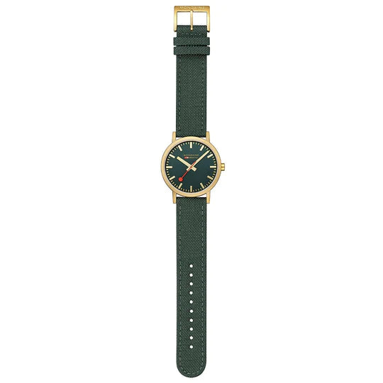 Mondaine Watch CLASSIC G Forest Green 40mm