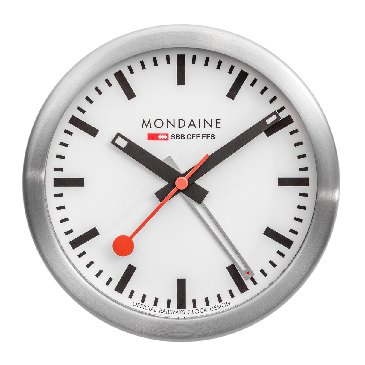 Mondaine Wall Clock w Table Stand Alarm
