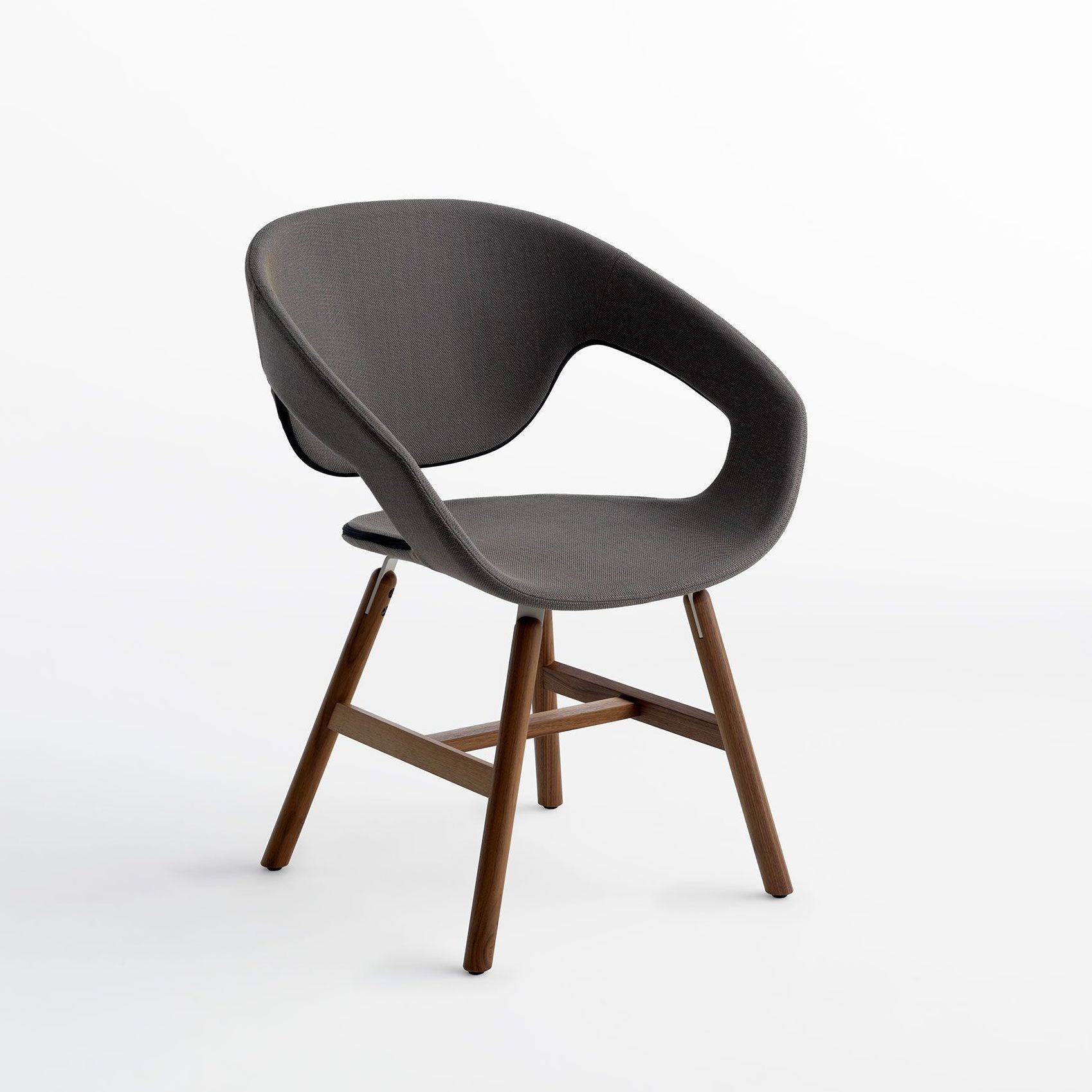 Horm Casamania Vad Wood Upholstered Chair
