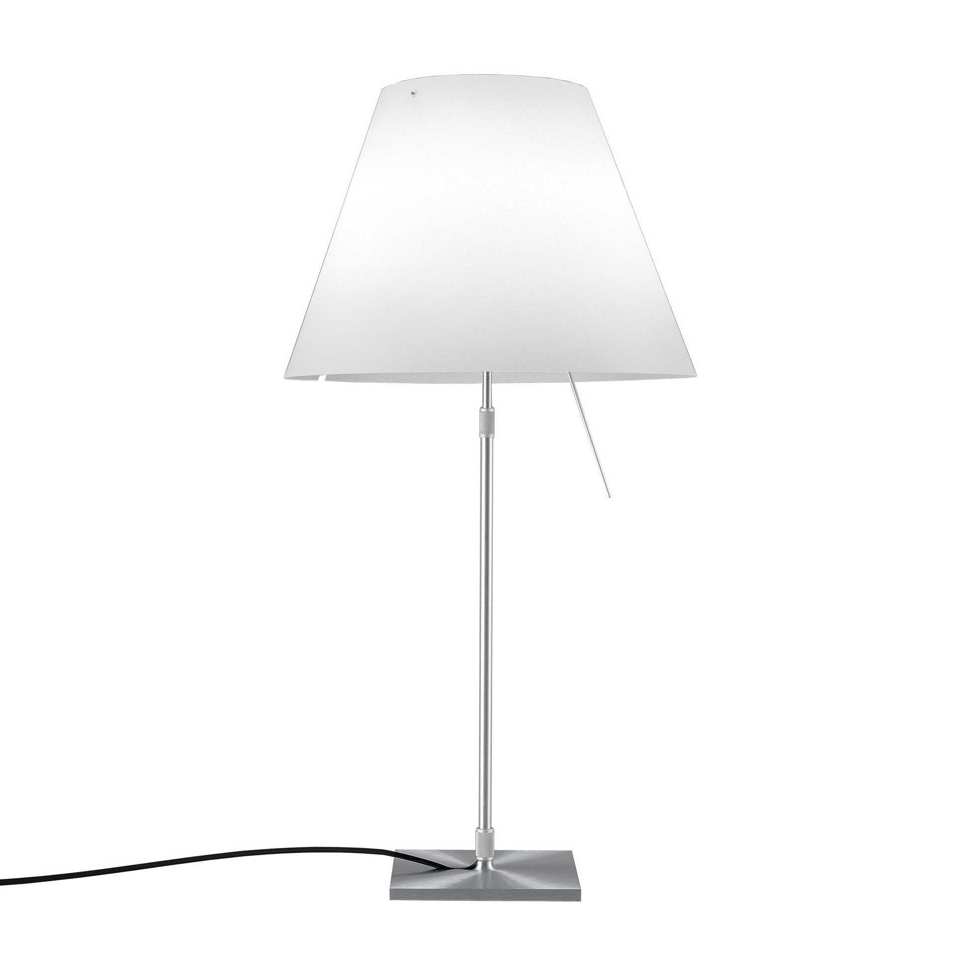 Luceplan Costanza Telescopic Table Light w on/off Switch