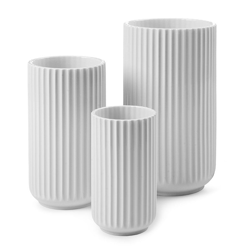 Lyngby Vase White Porcelain