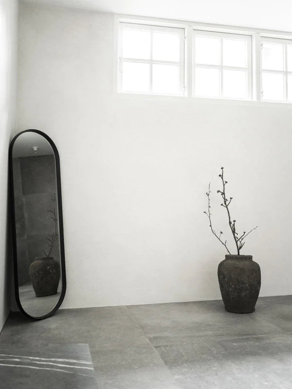 Audo NORM Oval Black Wall Mirror