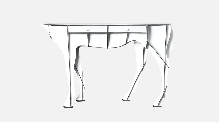 ibride Wall Console Table ELISEE Horse