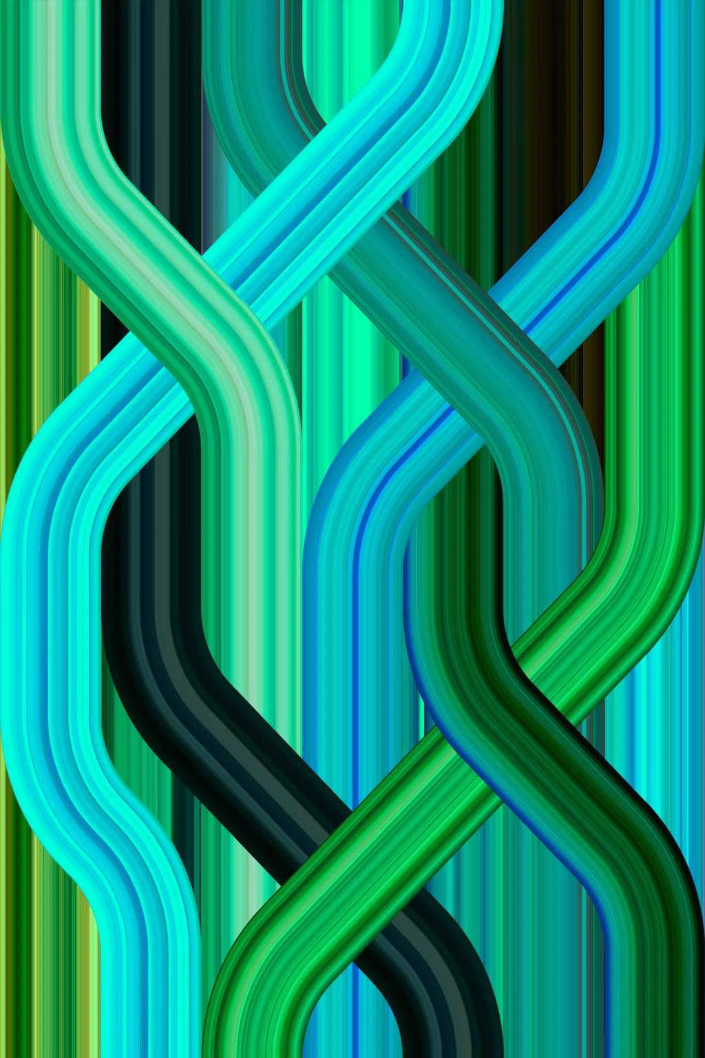 Qeeboo Wave Green Rectangular by Richard Hutten