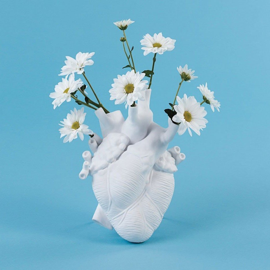 Seletti Love in Bloom Heart Vase