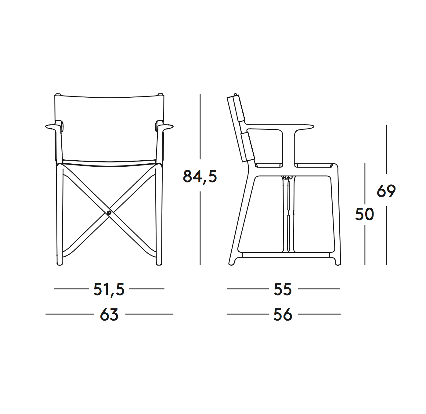 Magis Stanley Folding Chair - Thinny New York