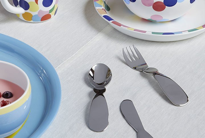 Alessi Alessini Children Cutlery 3pcs | Panik Design
