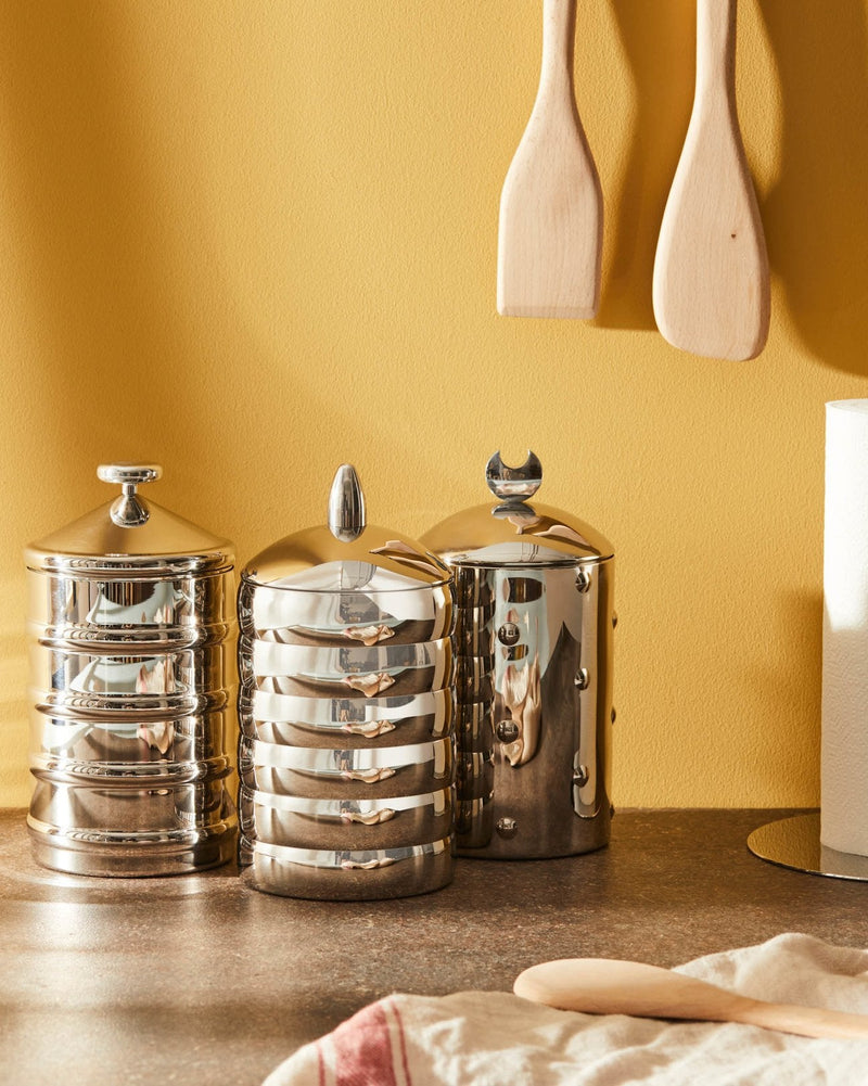 Alessi Kitchen Storage Tin KALISTO Clare Brass | Panik Design