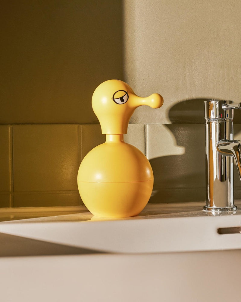 Alessi Mr Cold Liquid Soap Dispenser Yellow | Panik Design