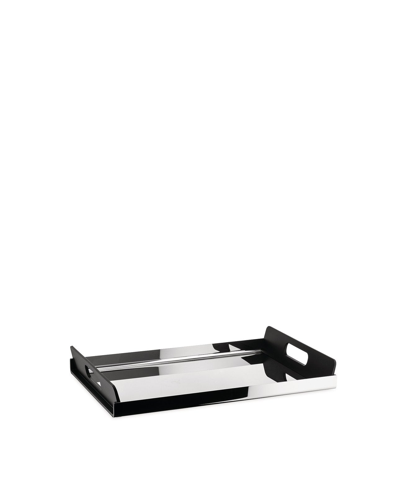 Alessi Serving Tray with Black Handles VASSILY | Panik Design