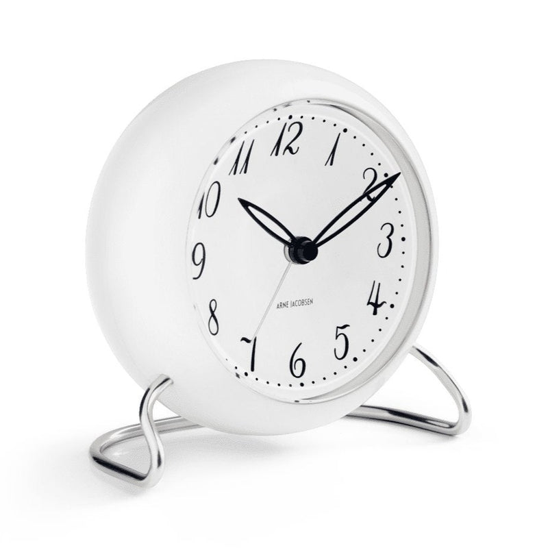 Arne Jacobsen Table Clock White LK | Panik Design