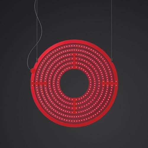 Artemide - Copernico 500 LED Suspension Light Red | Panik Design