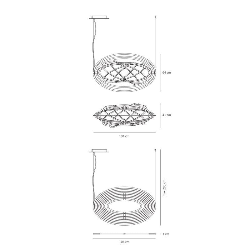 Artemide - Copernico Suspension Light - Aluminium | Panik Design