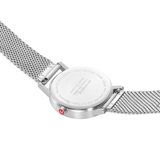 Mondaine Watch CLASSIC Silver Grey 40mm