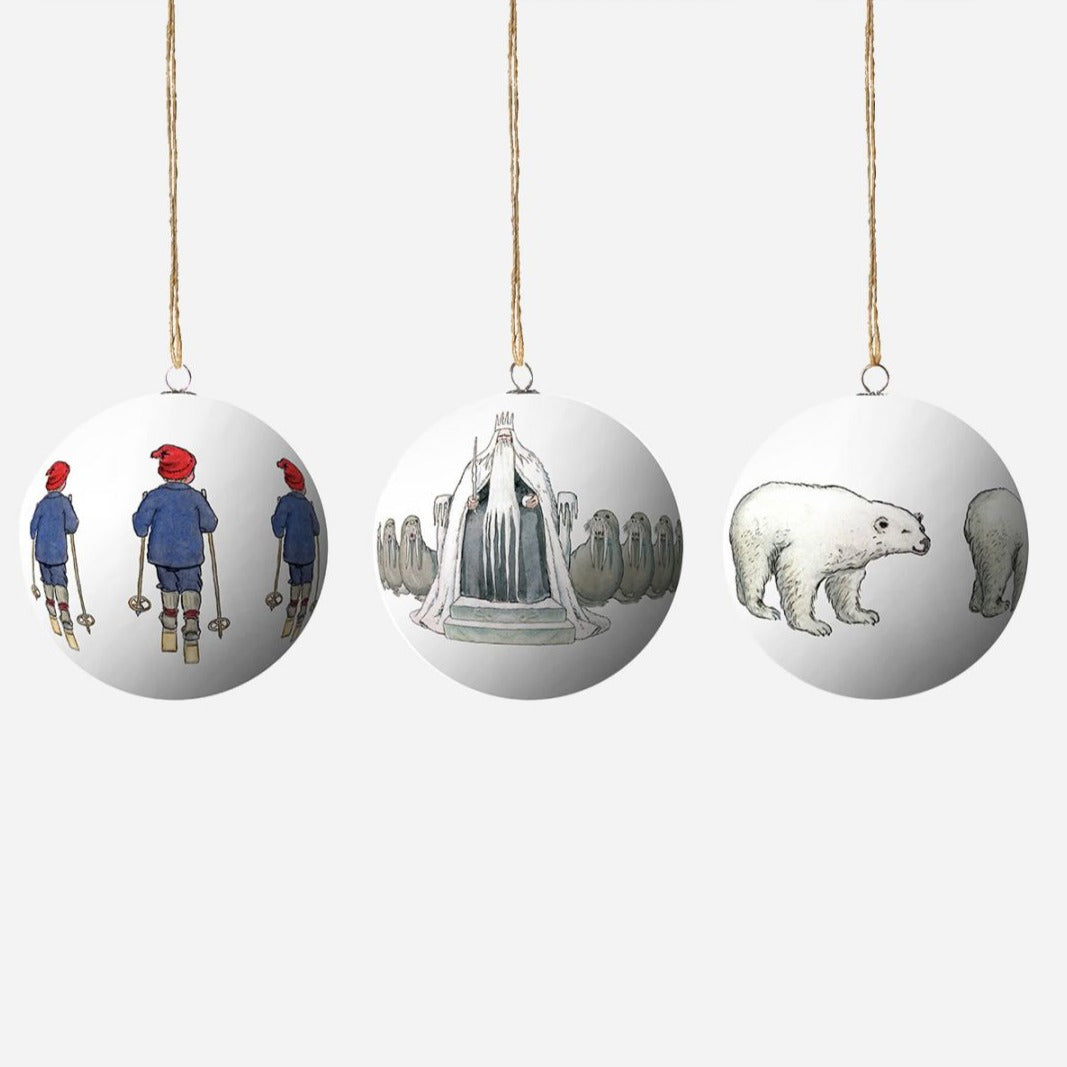 Design House Stockholm Christmas Tree Bauble 3pcs | Panik Design