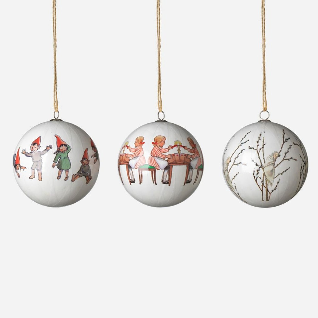 Design House Stockholm Christmas Tree Bauble 3pcs | Panik Design
