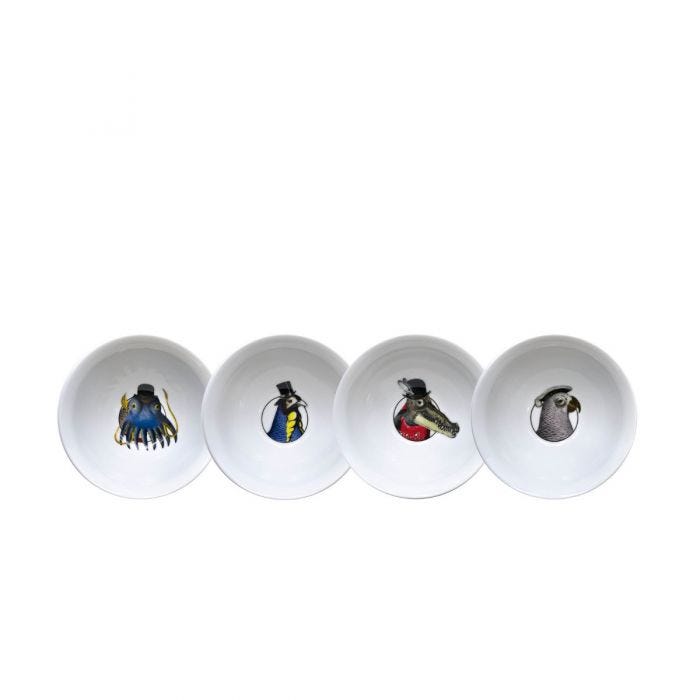 Driade Bestiario Della Tavola Bowl 4pcs | Panik Design