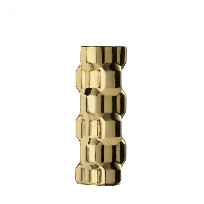 Driade Gear Vase Centrepiece Gold | Panik Design
