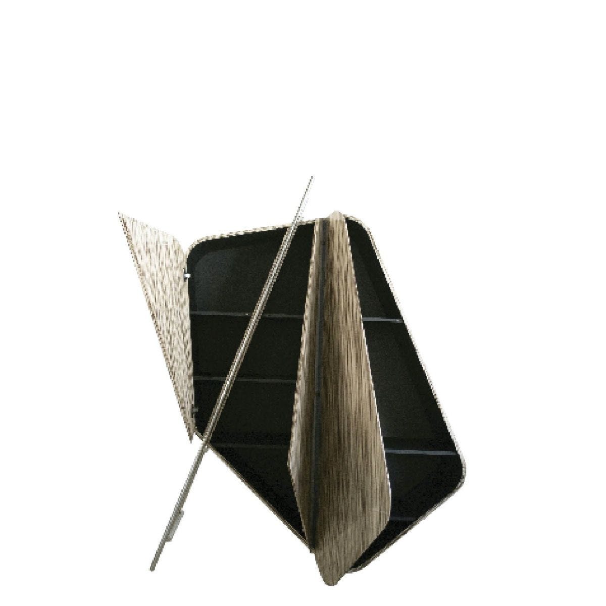 Driade Hidalgo Cabinet Striped Beige Brown | Panik Design
